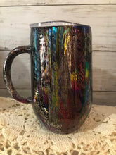Load image into Gallery viewer, Cup of many colors Finished Designer Stainless Steel Coffee Mug   Ready to ship!

