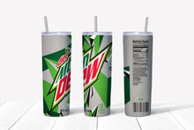 Load image into Gallery viewer, Soda Tumbler 20 or 30 oz Mt. Dew Pepsi Coke Crush and more
