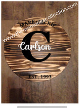 Load image into Gallery viewer, Circle Round Flag Distressed signs Personalized 24&quot;
