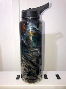 Beautiful metallics Hydro Tumbler 40 ounce Ready to ship! 2 lids included!