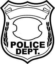 Load image into Gallery viewer, Firefighter Police Officer sign.  Personalized with last name and shield or Police badge
