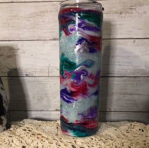 (#A101). 30 ounce Finished Designer Tumbler   Ready to ship!  Jo Moonlight Kreations