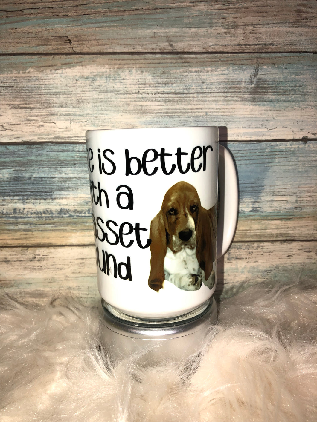 Basset Hound Mom MUG  Any Breed can be used this is personalized
