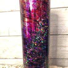 Load image into Gallery viewer, A141 FDD TWISTED STINGER glitter 20 ounce straight tumbler with handle
