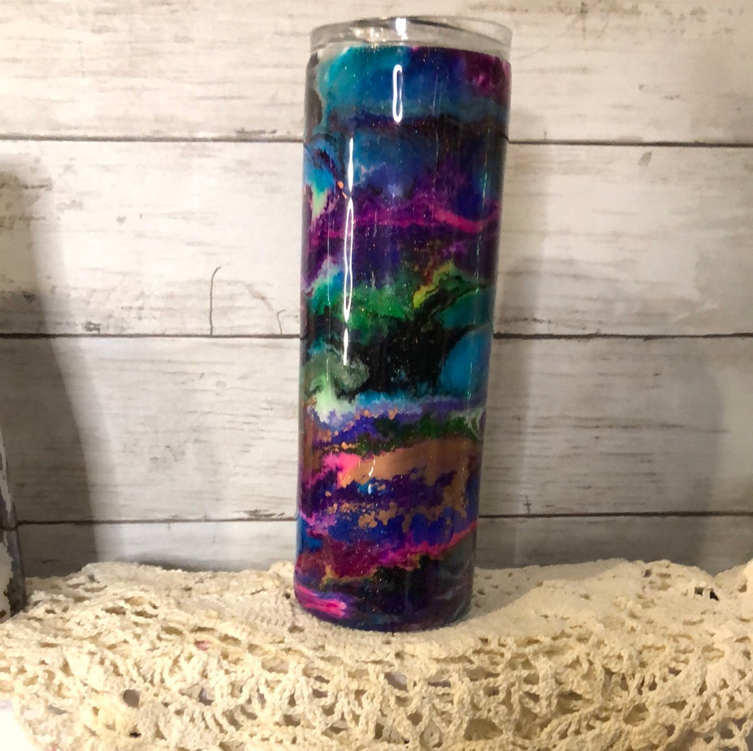 (A114) TMC ROULETTE 20 ounce Finished Designer Tumbler   Ready to ship!