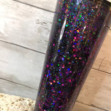 Load image into Gallery viewer, Custom color Sparkle Snow Globe Tumbler Ready to ship!
