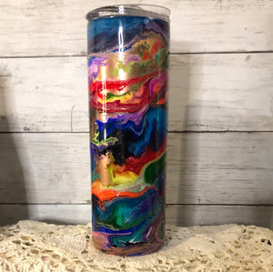 (A117) TMC ROULETTE 20 ounce Finished Designer Tumbler   Ready to ship!