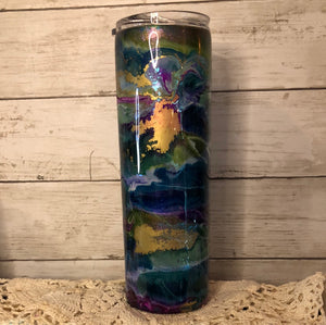 #A132.  30 ounce Finished Designer Tumbler   Ready to ship!