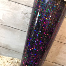 Load image into Gallery viewer, Purple color shift Sparkle Snow Globe Tumbler Ready to ship!
