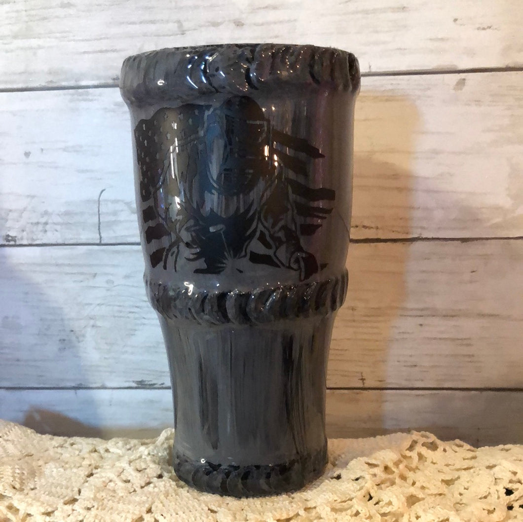 WELDER CURVED 30 ounce Finished Designer Tumbler   Ready to ship!