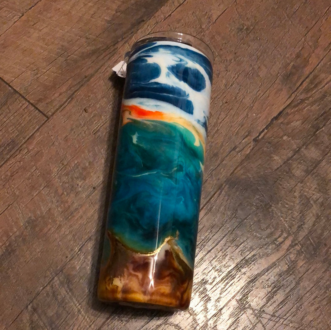#422 Finished 20 oz  Designer Tumbler Ready to ship!