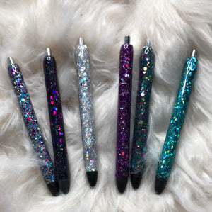 CHUNKY glitter gel pens
