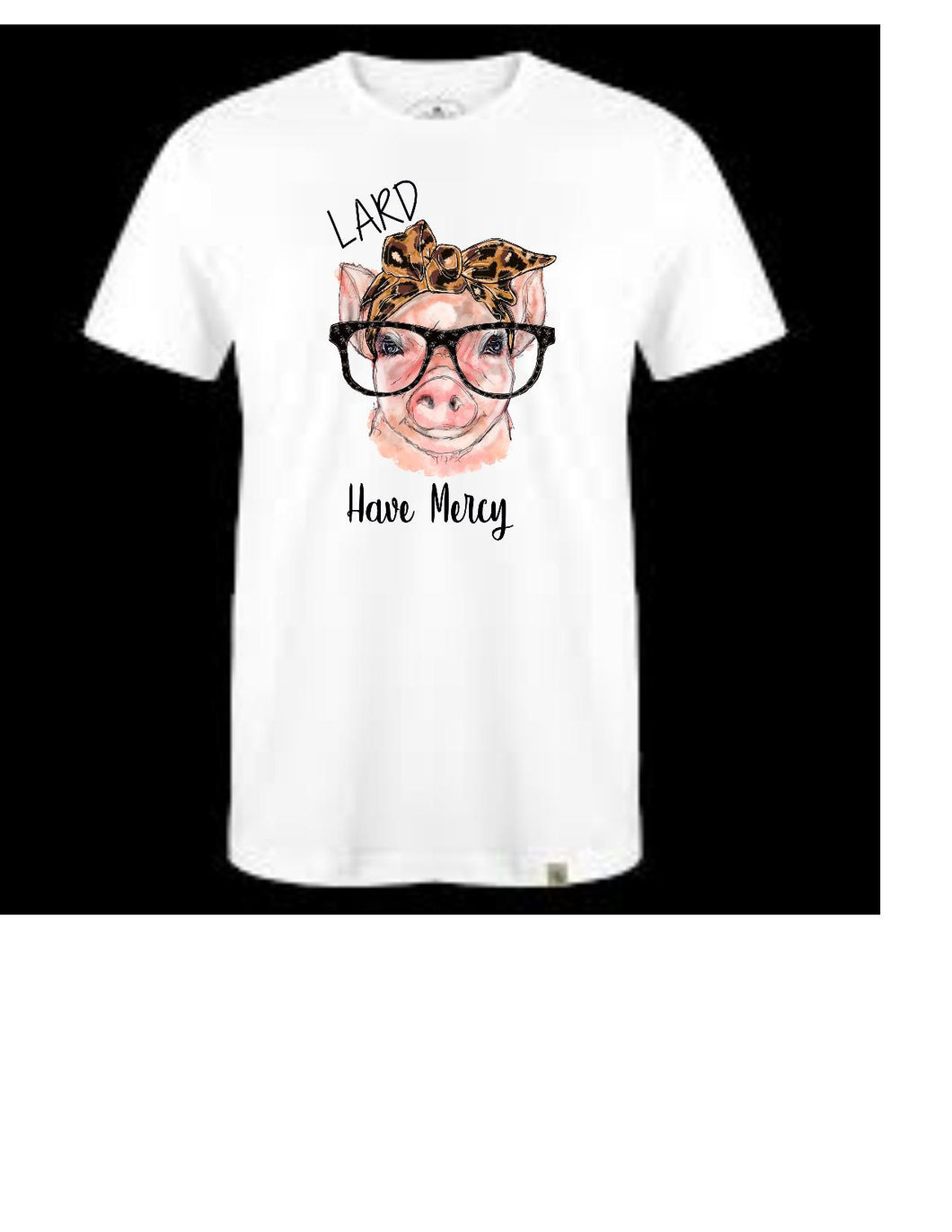 Lard have Mercy funny shirt with pig with glasses t-shirt